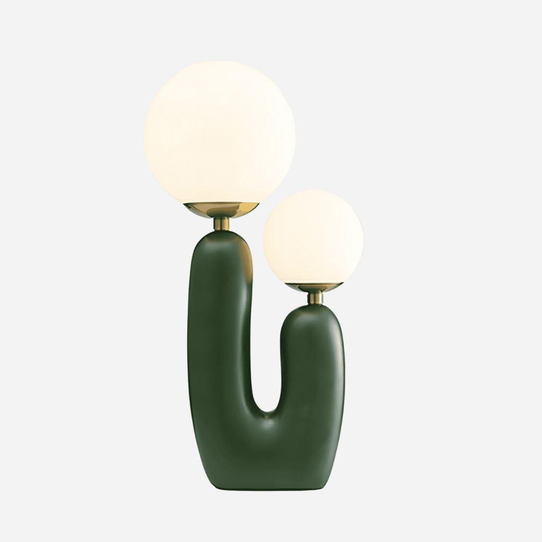 Cardoon green nordic side lamp