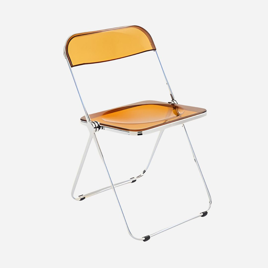 Plia replica creative folding chair amber