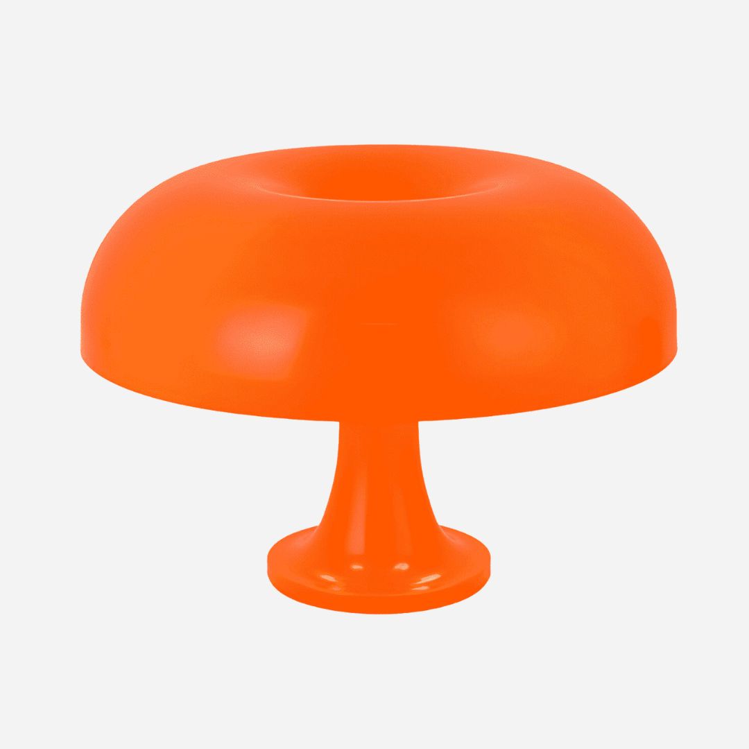 nesso replica mushroom lamp orange